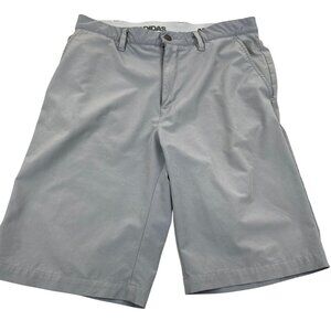Adidas Mens Golf Shorts Size 32 Gray Performance Wear Comfortable Fit